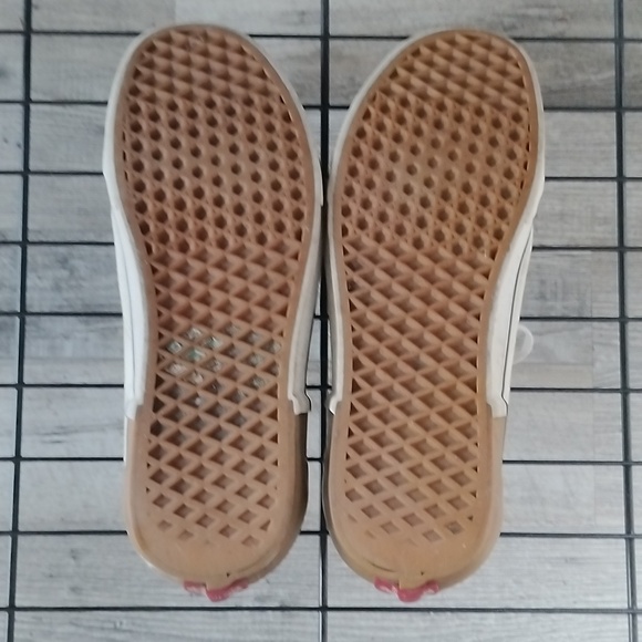 Cream Vans with white and gum bottoms men's size 9.5 - Picture 5 of 6